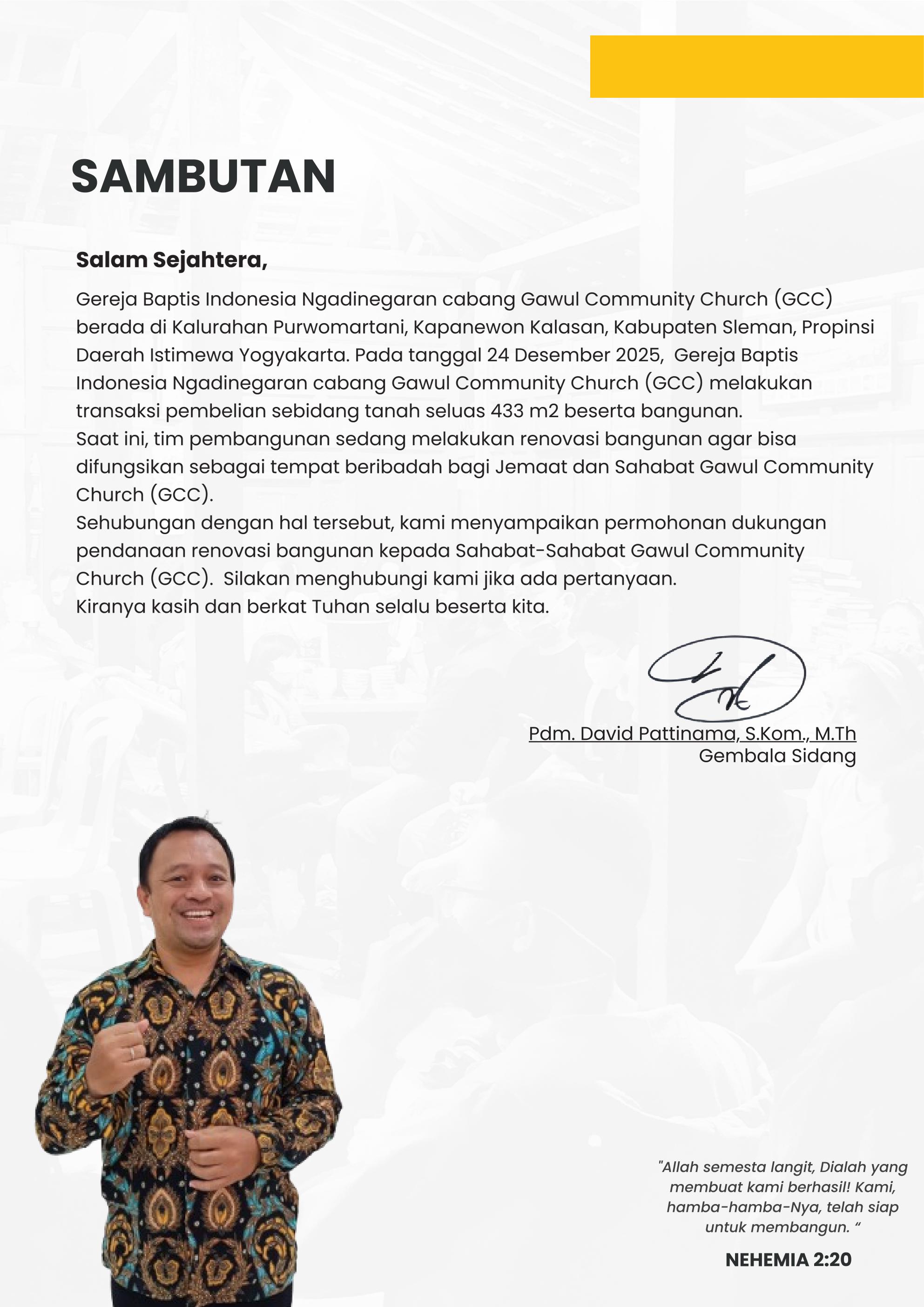Pdm. David Pattinama