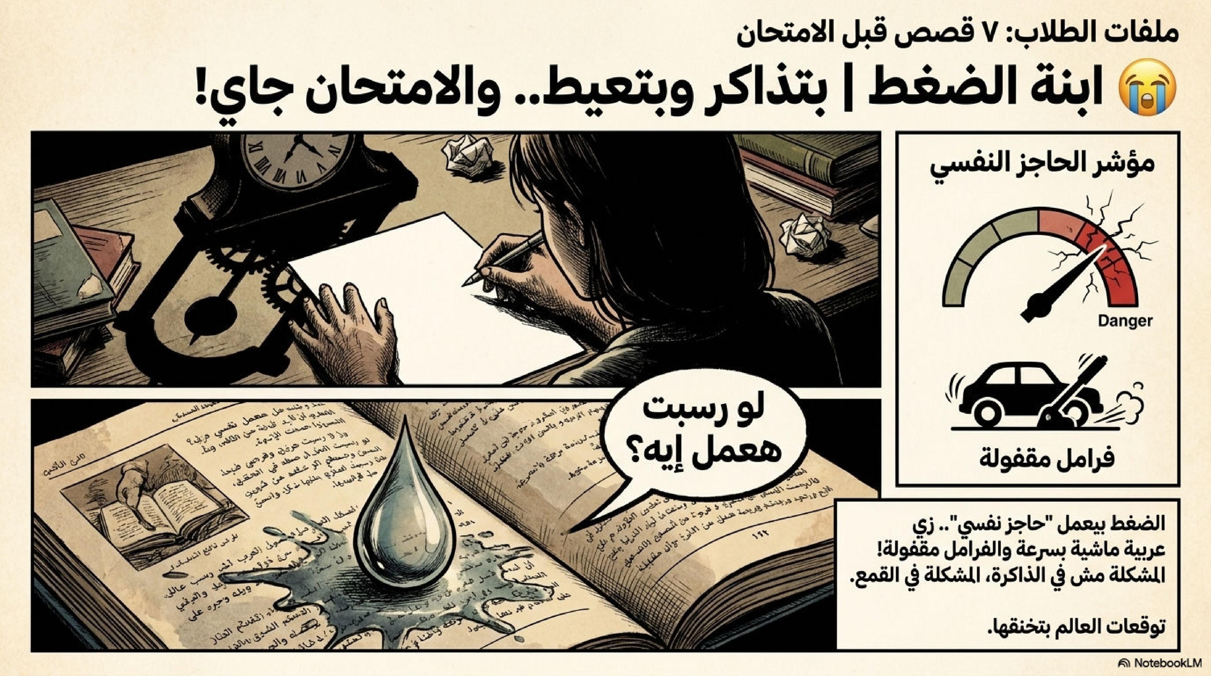 مشاكل ما قبل الامتحانات