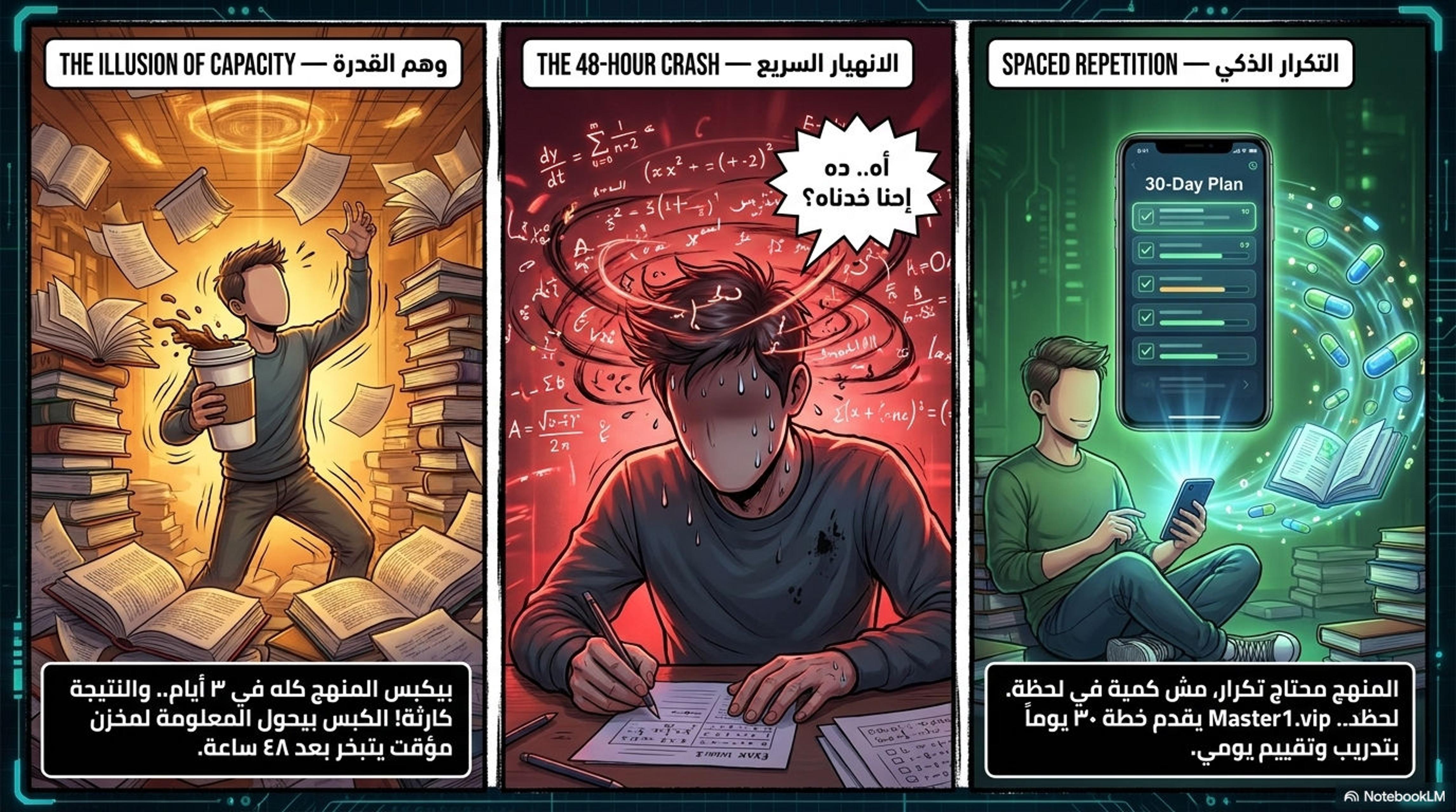 Illusion of Capacity vs Spaced Repetition