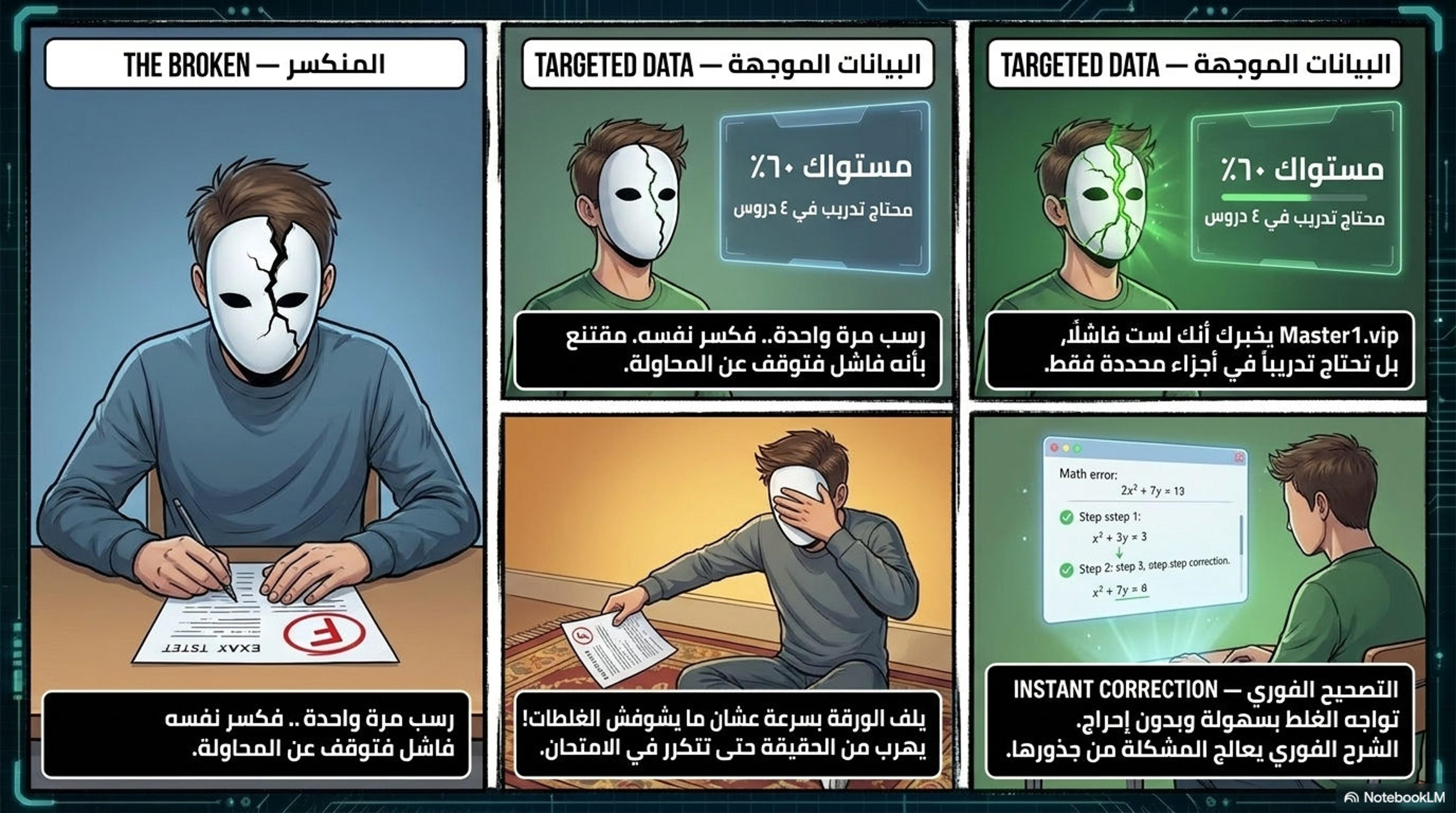 Broken Student vs Targeted Data
